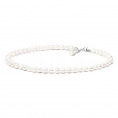 Colier perle naturale albe si argint DiAmanti FARW575-C-G